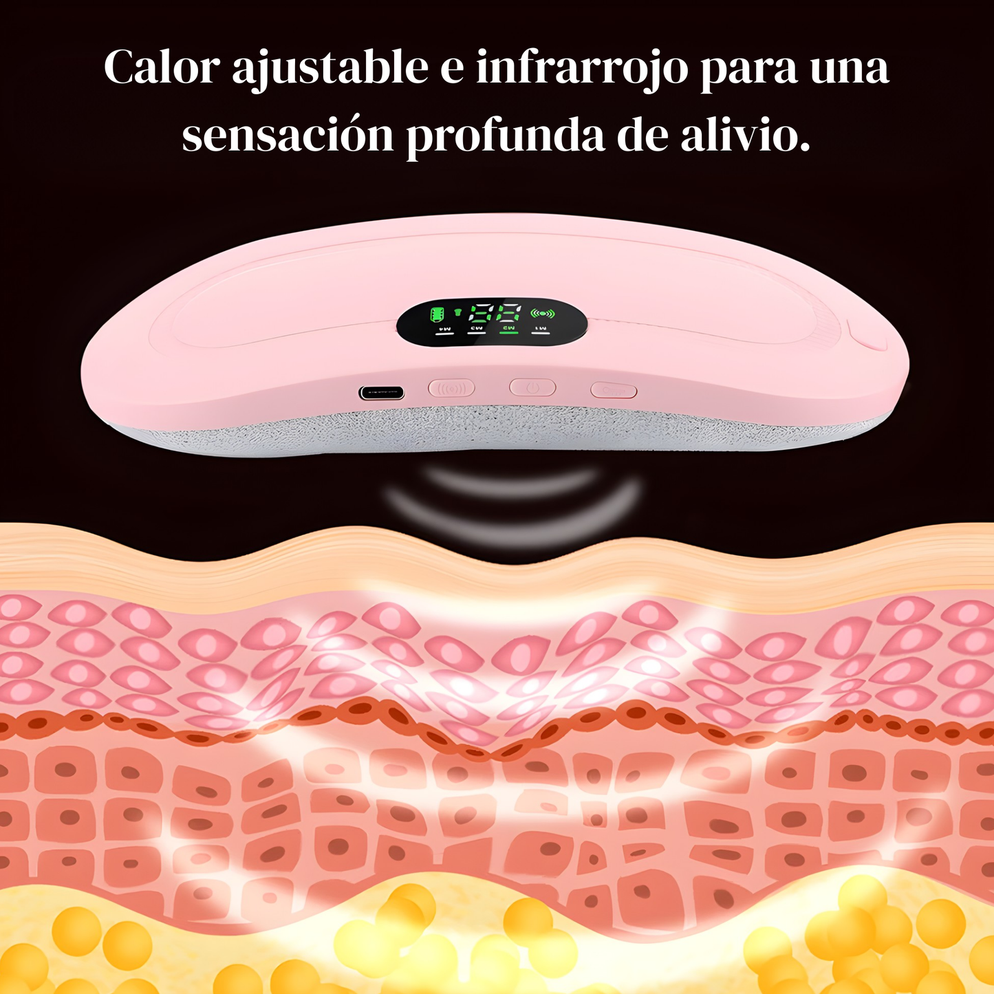 Alivia el dolor menstrual en segundos sin pastillas